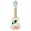Wooden, children's ukulele CLASSIC WORLD, blue Wooden, children's ukulele CLASSIC WORLD, blue