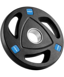 Set of rubberized cast iron weights 30kg (8x1.25kg + 4x2.5kg + 2x5kg), Olympic opening 51mm, REBEL ACTIVE