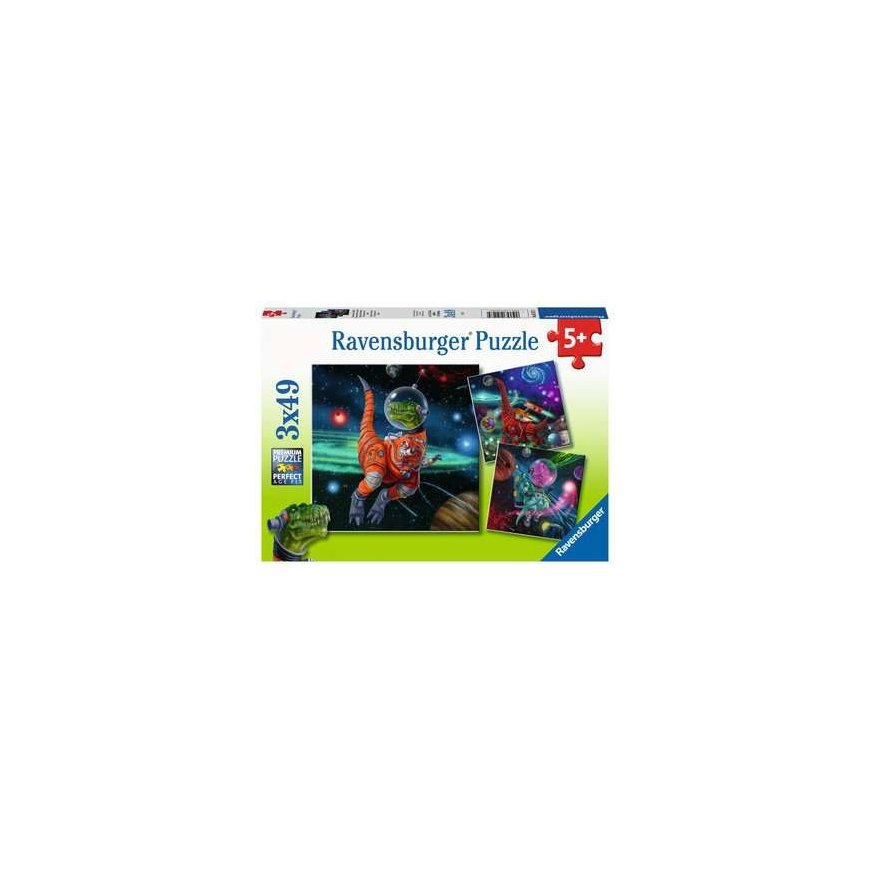 Ravensburger Dinosaur in space Puzle 49