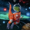 Ravensburger Dinosaur in space Pusle 49 tk Kosmos