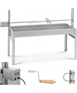Royal Catering Charcoal grill with electric roaster for roasting piglets 13 W 40 kg 127 cm