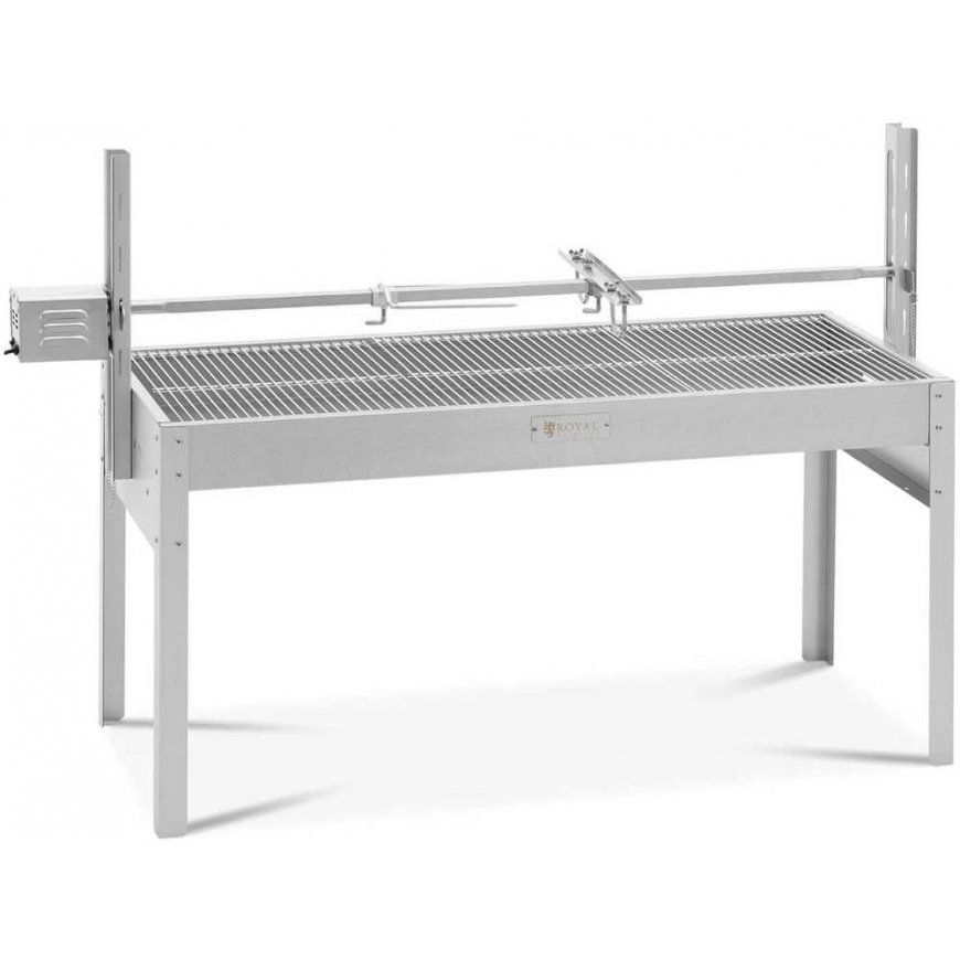 Royal Catering Charcoal grill with electric roaster for roasting piglets 13 W 40 kg 127 cm – 2