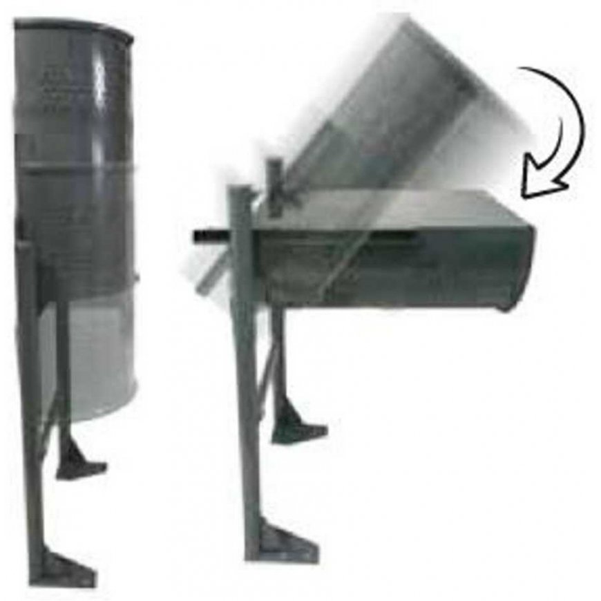 MEVA Pusapvalė, hanging city street trash can, gray, 30L – 3