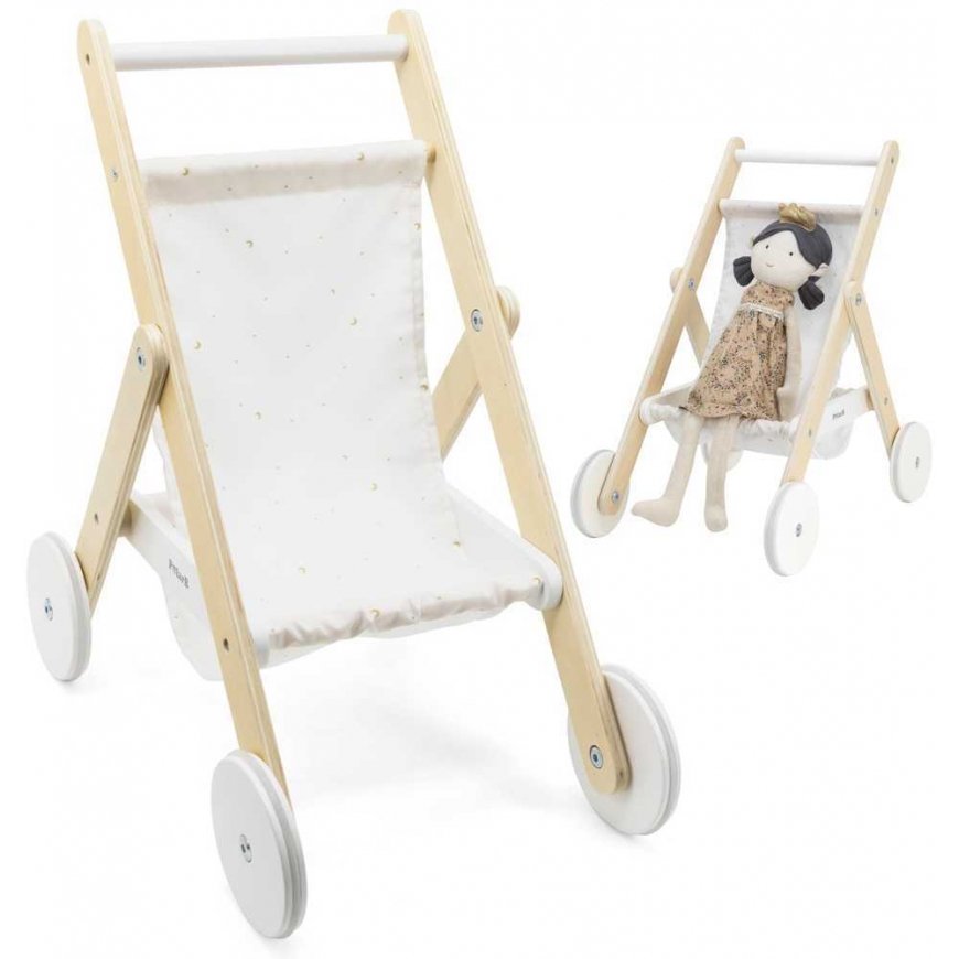 Viga Toys VIGA PolarB Drewniany Vežimėlis dla Lalek