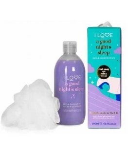 I Love Bath and shower gel set Good Night's Sleep 500ml + body wash