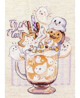 luca S Suskaičiuotas siuvinėjimo kryželiu rinkinys "Trick or Treat" 13x17cm SLETIL8810