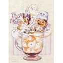 luca S Counted Cross Stitch Kit "Trick or Treat" 13x17cm SLETIL8810 luca S Counted Cross Stitch Kit "Trick or Treat" 13x17cm SLETIL8810