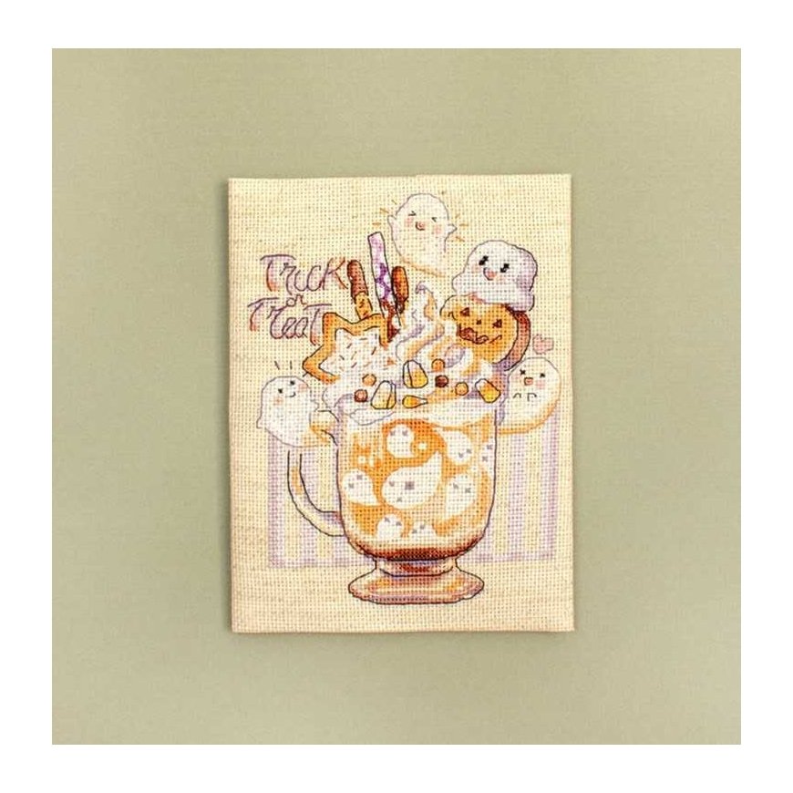 luca S Counted Cross Stitch Kit "Trick or Treat" 13x17cm SLETIL8810 – 4