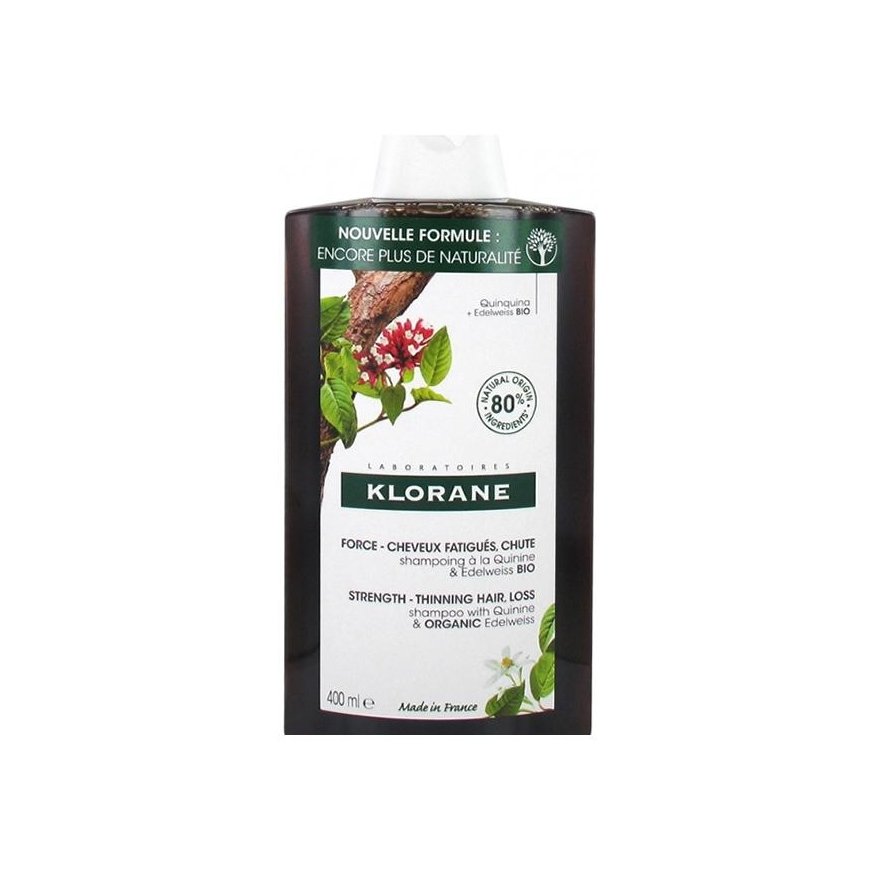 Klorane shampoo for weakened hair and quinine against hair loss 400 ml