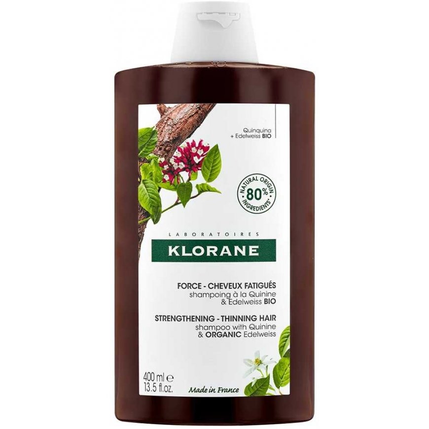 Klorane shampoo for weakened hair and quinine against hair loss 400 ml – 3