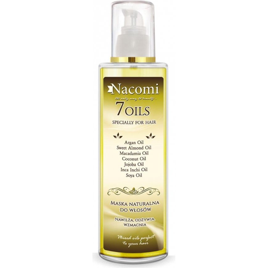 Nacomi Hair Mask 7 Olei intensyviai regeneruojanti 100ml