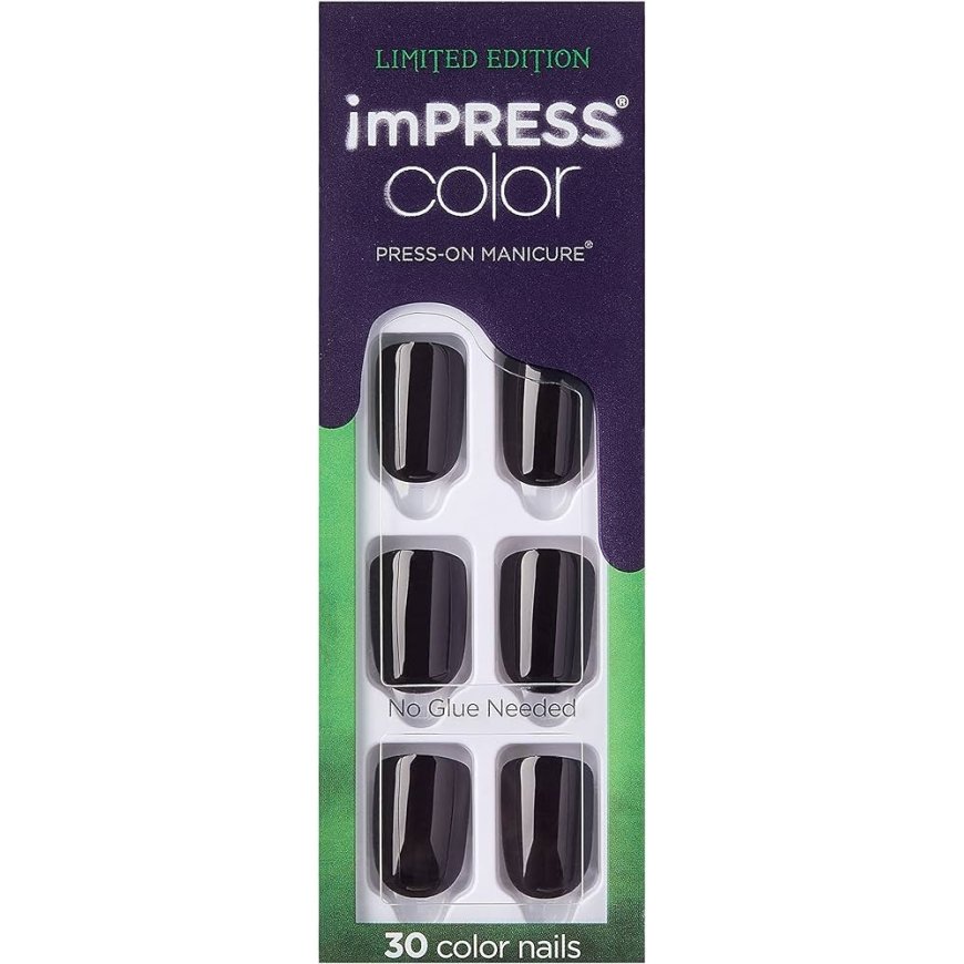 Kiss My Face ImPRESS Color Try Gray Nails ( 30 pcs )