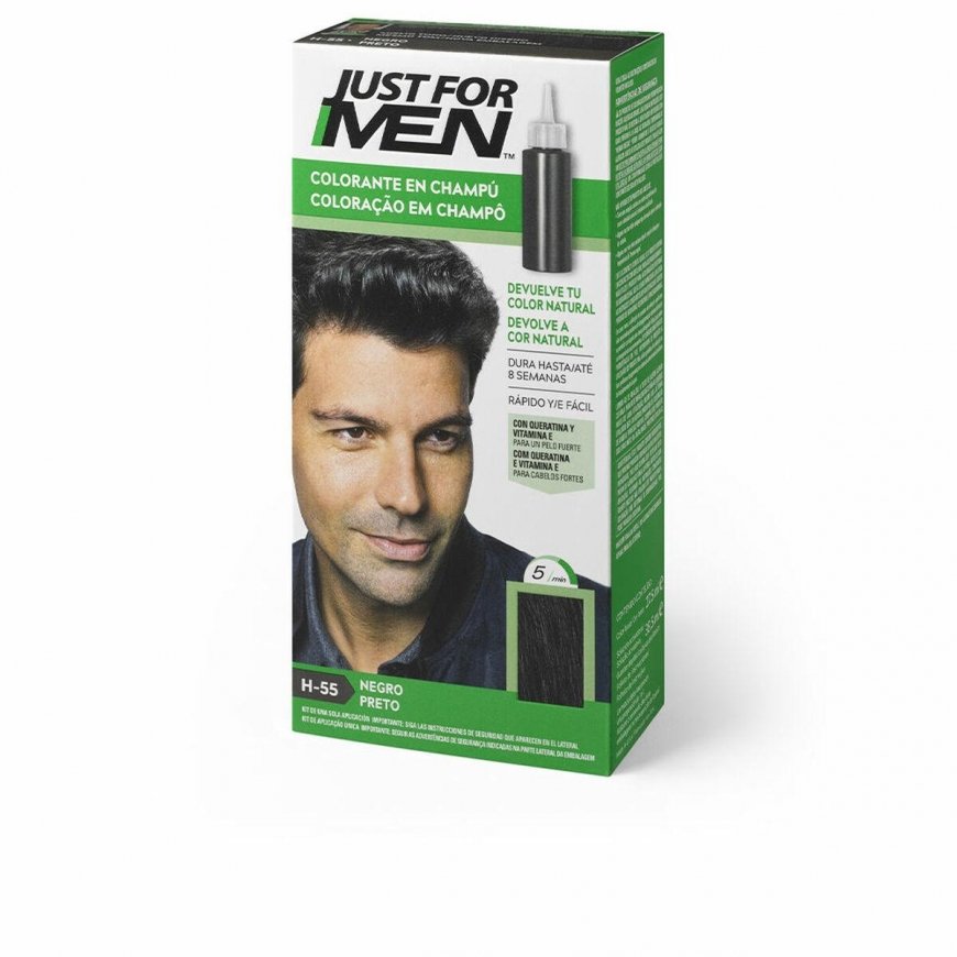 Just For Men Natural Black Shampoo Coloring Shampoo 30ml – 2