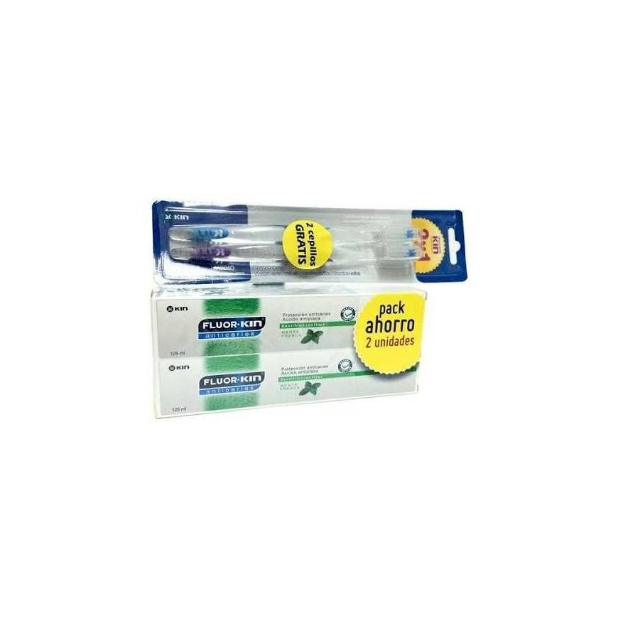 Kin Fluorkin Dantų pasta 125ml Set 4 Pieces 2018 – 2