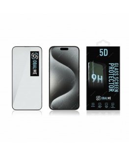 OBAL:ME 5D Glass Screen Protector for Apple iPhone 15 Pro Max Bl