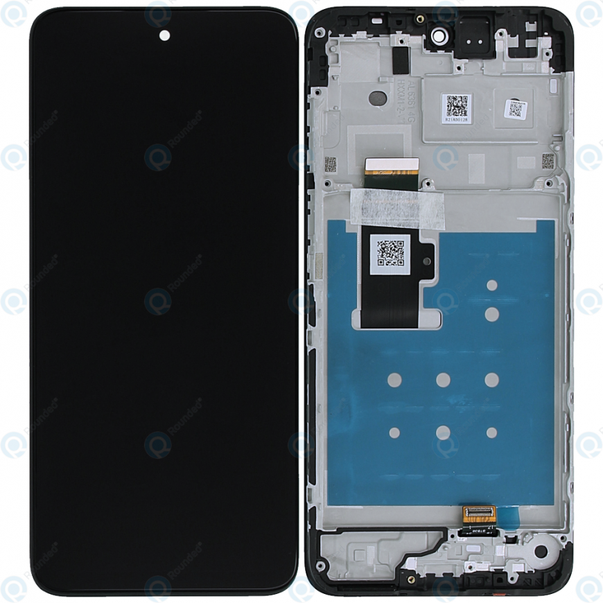 Motorola G13 LCD Display + Touch Unit + Front Cover Black (Servi – 2