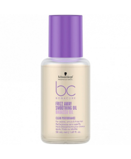 Plaukus glotninamasis aliejus Schwarzkopf Professional Bonacure Clean Frizz Away Oil with Babassu Oil 50ml