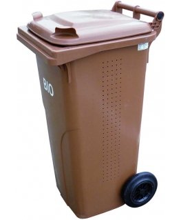 Container bucket for waste and garbage Europlast Austria - brown 120L BIO + GRATING