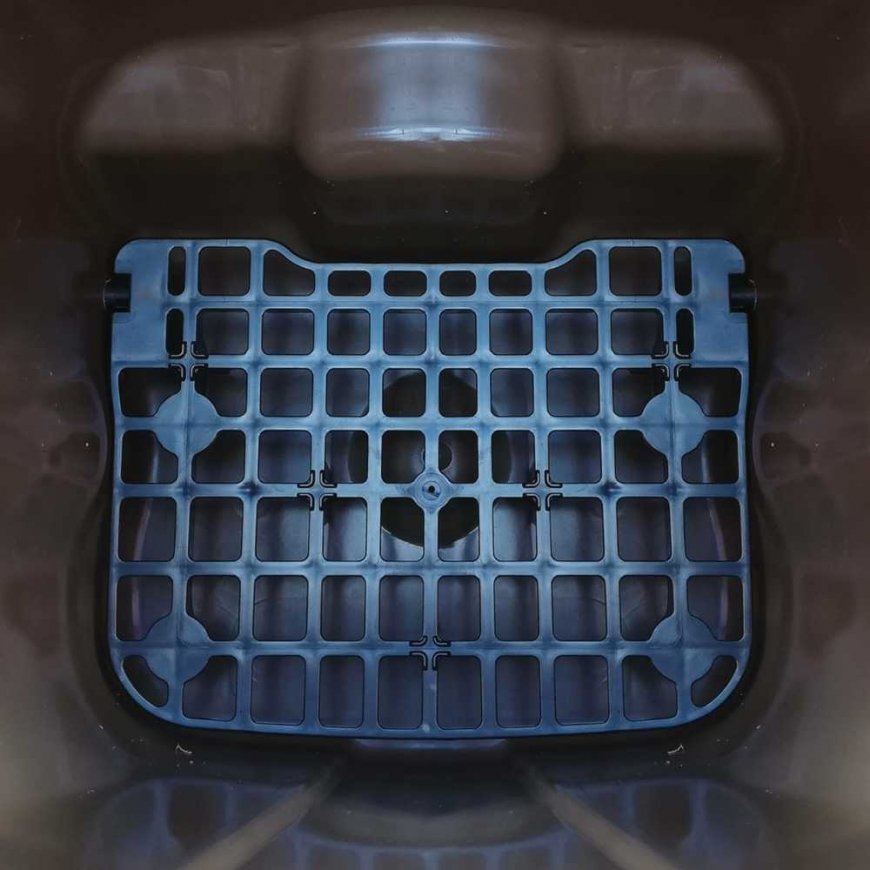 Konteinerių kibiras atliekoms ir šiukšlėms Europlast Austria - rudas 120L BIO + GRATING – 5
