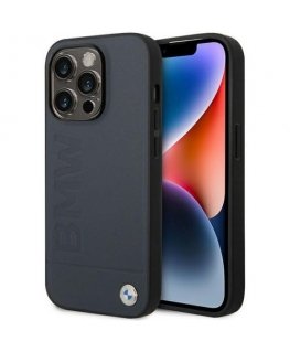 Etui BMW BMHMP14XSLLNA iPhone 14 Pro Max 6,7" granatowy|navy har
