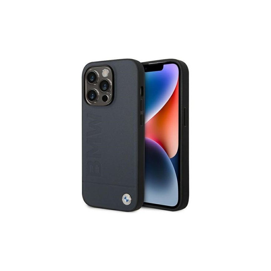 Etui BMW BMHMP14XSLLNA iPhone 14 Pro Max 6,7" granatowy|navy har