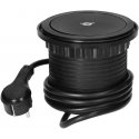 Orno's Furniture Nest? 10 cm extendable from table top with inductive charger, USB charger and 1.5 m cable, 3x2P+Z, Qi 1.2.4 max Orno's Furniture Nest? 10 cm extendable from table top with inductive charger, USB charger and 1.5 m cable, 3x2P+Z, Qi 1.2.4 max