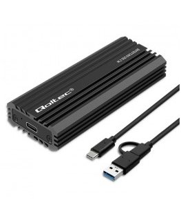 Enclosure for drive M.2 SATA, NVMe, USB C, 2TB