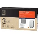 Wall lamp Orno NEFRYT LED 10W, garden lamp, 800lm, IP54, 4000K, gray