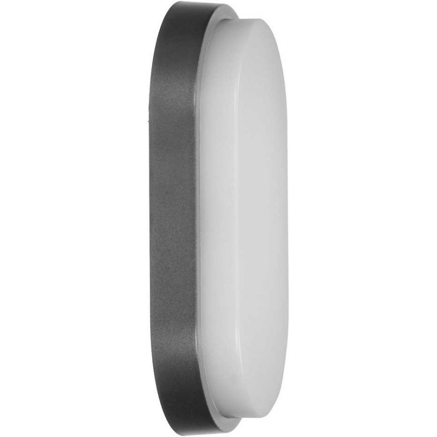 Sieninis šviestuvas Orno NEFRYT LED 10W, sodo šviestuvas, 800lm, IP54, 4000K, pilka – 4