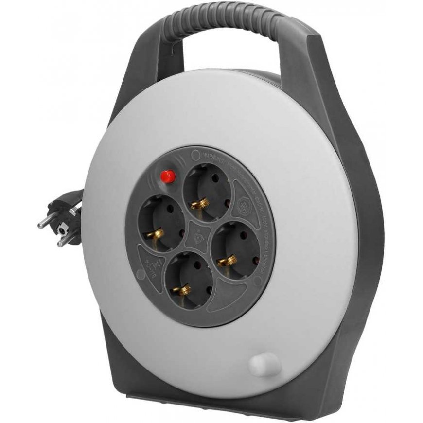 Orno Drum extension cable, 4 sockets