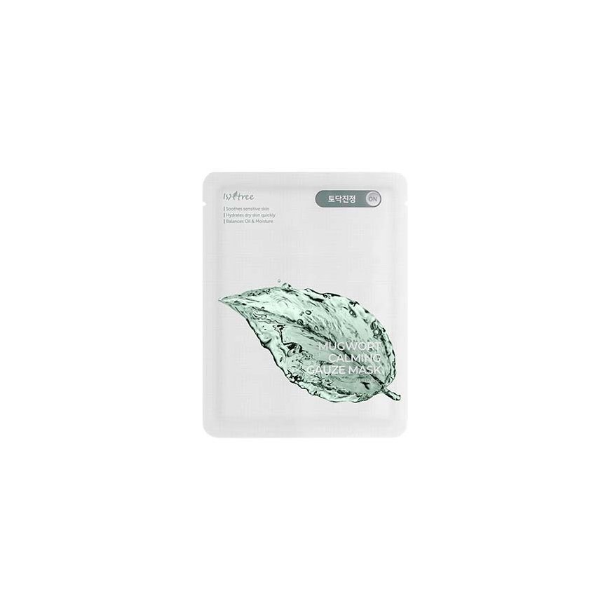 Isntree Mugwort Calming Mask - Zklidňující pleťová maska 10 ks
