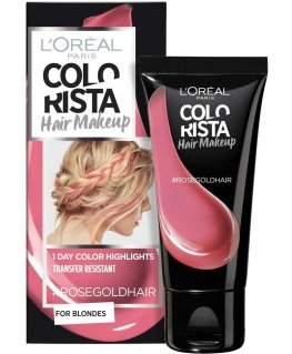 Loreal L'Oreal Paris, Colorista hair makeup, semi-permanent hair dye, ROSEGOLDHAIR, 30 ml for women