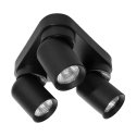 Hanging lamp Orno MALTA SP 3, wall and ceiling mounting, GU10 max. 3x12W, IP20, black, triangular base Hanging lamp Orno MALTA SP 3, wall and ceiling mounting, GU10 max. 3x12W, IP20, black, triangular base