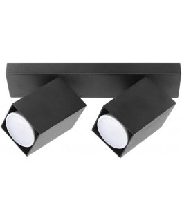 Hanging lamp Orno KUBAR SP 2, wall and ceiling lamp, 2xGU10, IP20, black