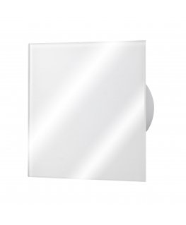 Ornos Glass panel for fans and grilles, glossy white
