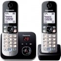 Panasonic KX-TG6822GB телефонный аппарат DECT телефон Идентификация абонента (Caller ID) Черный, Сер Panasonic KX-TG6822GB телефонный аппарат DECT телефон Идентификация абонента (Caller ID) Черный, Сер
