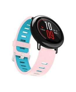 Beline pasek Watch 20mm Double Color Silicone różowo-niebieski p