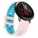 Beline pasek Watch 20mm Double Color Silicone różowo-niebieski p