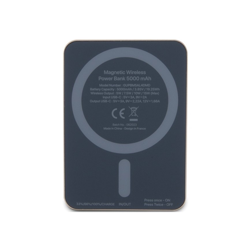 Guess GUPBM5AL4DMD Wireless 15W Powerbank 5000mAh