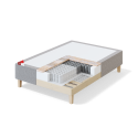 Sleepwell RED POCKET KUŠETT / 140x30x200 / medium / AVOLA Dark Grey (18079) Sleepwell RED POCKET KUŠETT / 140x30x200 / medium / AVOLA Dark Grey (18079)
