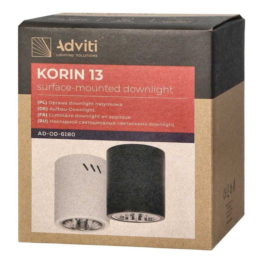 Orno KORIN 13, apatinis šviestuvas, 60W, E27, plieno, juodas – 2