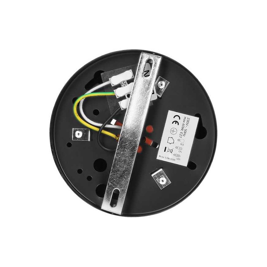 Orno KORIN 13, downlight, 60W, E27, steel, black – 5