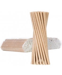 Gsg24 BIO organic paper straws PAPER STRAWS 6/205mm - brown 500 pcs.