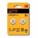 Kodak Lithium CR1220 / 3V Batteries (2pcs) Kodak Lithium CR1220 / 3V Batteries (2pcs)