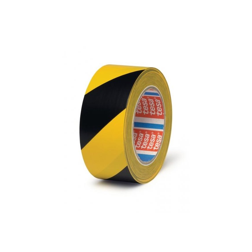 Tesa 04169-00063-93 Bodenmarkierungsband Black/Yellow L x