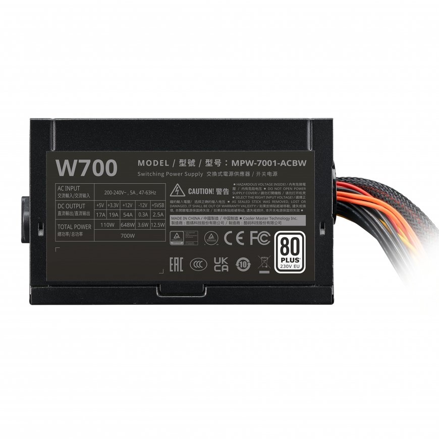Cooler Master Elite NEX White 230V 700 power supply unit 700 W 24-pin ATX ATX Black – 4