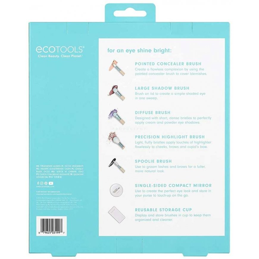 Ecotools Brighter Tomorrow Eyeshine Bright Lot 7 Piezas – 2