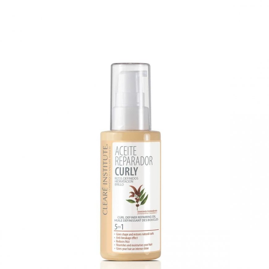 Plaukų aliejus Clearé Institute Skirtas garbanotiems plaukams 50 ml