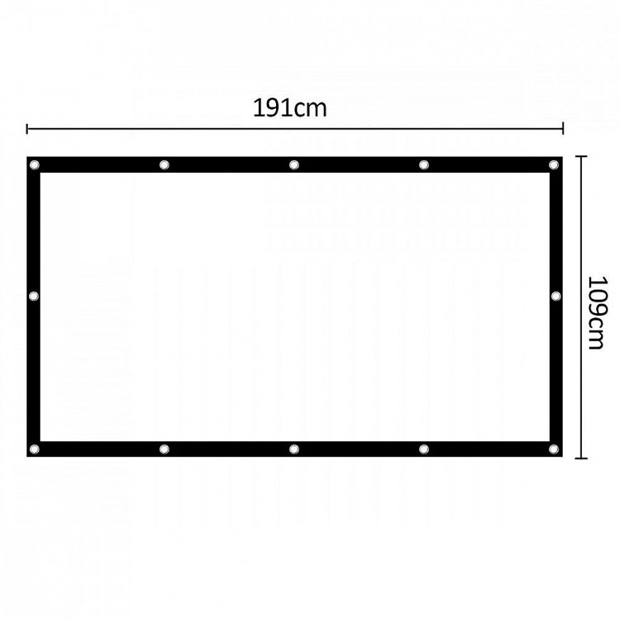 Portable projection screen MC-980