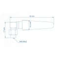 Teltonika 003R-00296 | LTE Antenna | 5dBi, SMA-Male, Angled Teltonika 003R-00296 | LTE Antenna | 5dBi, SMA-Male, Angled